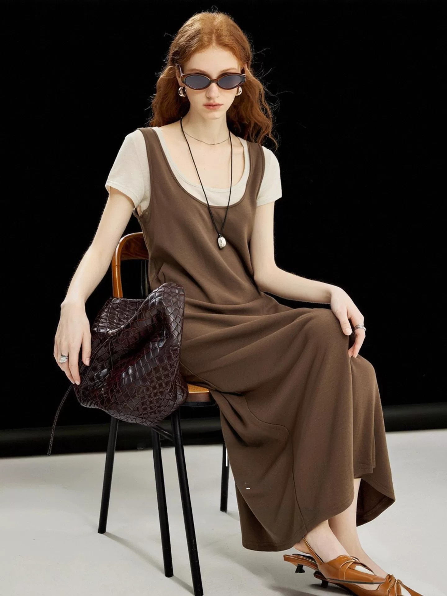 Casual Loose Linen Shirt Dress - HUAAPPUW Nuovo Abito Estivo in Lino