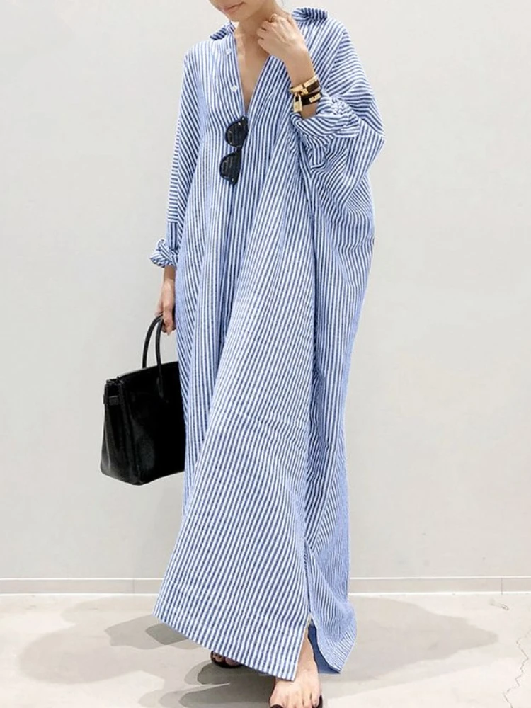 Abito Estivo in Cotone e Lino  - Casual Loose Linen Shirt Dress recensione e prezzo