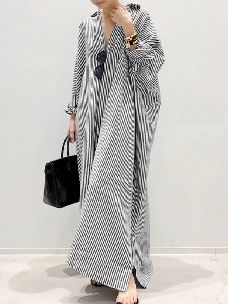 Abito Estivo in Cotone e Lino  - Casual Loose Linen Shirt Dress recensione e prezzo